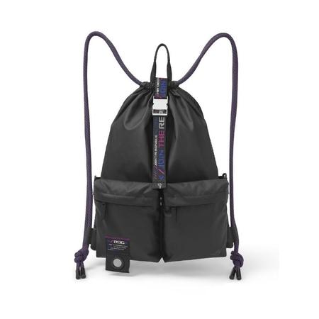Asus BD3700 Rog Slash Premium Multi-Use Drawstring Bag, Black Asus BD3700 Rog Slash Premium Multi-Use Drawstring Bag, Black