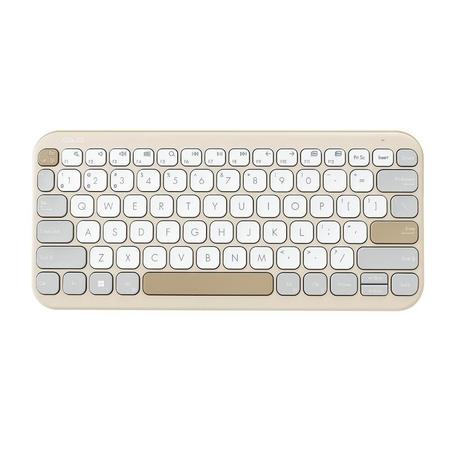 Asus Marshmallow Wireless Keyboard, KW100, Oat Milk Asus Marshmallow Wireless Keyboard, KW100, Oat Milk