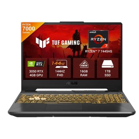 Asus TUF F16 FA607NUG-RL189WS Gaming Laptop (AMD Ryzen 7 7445HS/16 GB/1 TB SSD/6 GB-NVIDIA GeForce/Windows 11 Home/Microsoft Office Home 2024 + Microsoft 365 Basic/WUXGA), 40.64 cm - 16 inch, Matte Gray Asus TUF F16 FA607NUG-RL189WS Gaming Laptop (AMD Ryzen 7 7445HS/16 GB/1 TB SSD/6 GB-NVIDIA GeForce/Windows 11 Home/Microsoft Office Home 2024 + Microsoft 365 Basic/WUXGA), 40.64 cm - 16 inch, Matte Gray