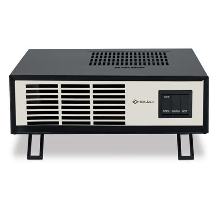 Bajaj Blow Hot 2000 W Fan Heater with Temperature Control, Dual Heat Settings, Auto Thermal Cut-Out, 2-Year Warranty