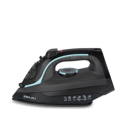 Bajaj MX 45 2000 W Steam Iron, 220 ml Tank, 18 g/min Steam, Self-Cleaning, Black & Grey