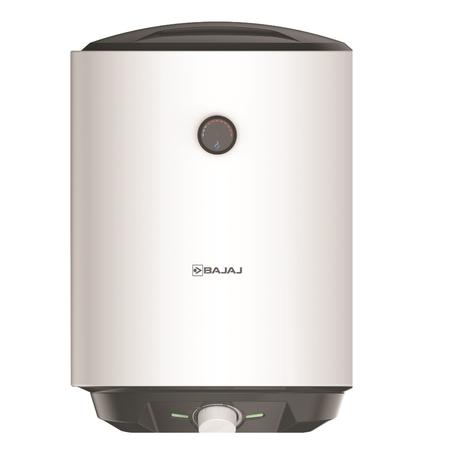 Bajaj Shakti Pro Storage Geyser 25 L, 5-Star Rated, Wall Mount, DuraAce Tank, DuraCoat Heating Element, Multiple Safety Systems, Child Safety Mode, High-Rise Suitable, 4 Years Warranty, White