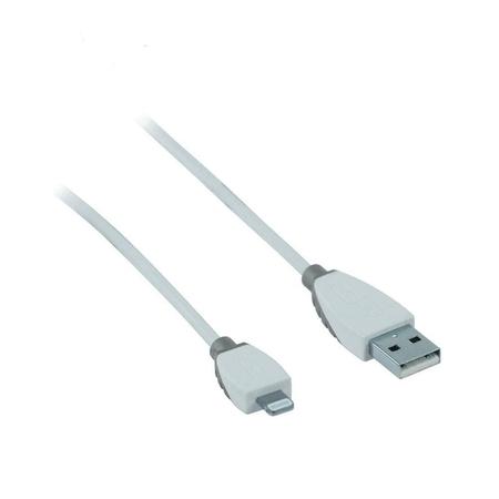 Bandridge BBM39300W10 1 m USB-A to Lightning Fast Charging Cable, White