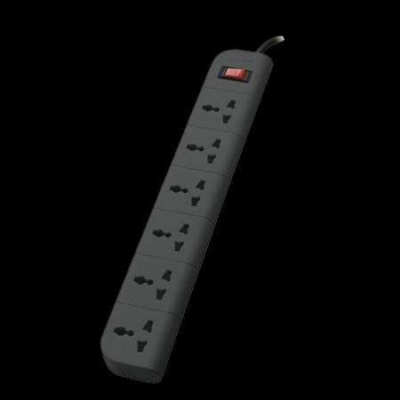 Belkin Economy Series F9E600ZB 250 cm (2.5 m) Surge Protector, Grey Belkin Economy Series F9E600ZB 250 cm (2.5 m) Surge Protector, Grey