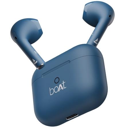 boAt Airdopes Alpha with 35 Hrs Playback, 13 mm Drivers, Dual Mics ENx & Beast Mode (Dark Cyan)