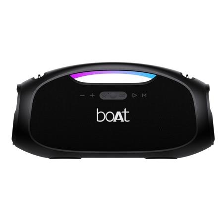 boAt Stone Ignite Bluetooth Speaker with 90 W RMS Sound, RGB LEDs, EQ Modes, IPX6, BT v5.3, Multi- Compatibility - Aux & USB, Playback time Up to 5 Hours & Type C Charging (Jade Black)