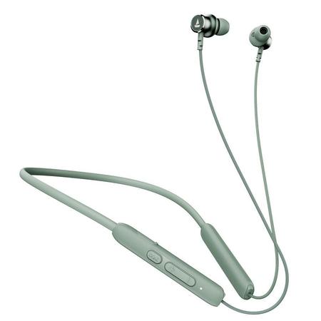 boAt Rockerz 195v2 Pro Bluetooth Neckband with Upto 30 Hours Total Playback, ENx Technology, ASAP Charge, Bluetooth v5.2 and Beast Mode (Ash Green)