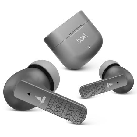 boAt Airdopes 91 Truly Wireless in-Ear Earbuds with 45 hrs Playtime, Beast Mode with 50 ms Low Latency, Dual Mics with ENx, ASAP Charge, IWP Tech, IPX4 & Bluetooth v5.3 (Mist Grey) boAt Airdopes 91 Truly Wireless in-Ear Earbuds with 45 hrs Playtime, Beast Mode with 50 ms Low Latency, Dual Mics with ENx, ASAP Charge, IWP Tech, IPX4 & Bluetooth v5.3 (Mist Grey)
