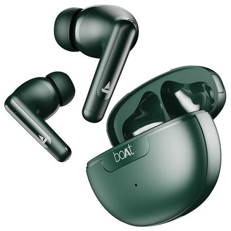 boAt Airdopes 161 ANC in-ear earbuds with 50 Hrs Playtime, Dual EQ Modes, 32 dB ANC, BEAST Mode, IWP Tech, IPX5 Water Resistant & Bluetooth v5.3 (Green) boAt Airdopes 161 ANC in-ear earbuds with 50 Hrs Playtime, Dual EQ Modes, 32 dB ANC, BEAST Mode, IWP Tech, IPX5 Water Resistant & Bluetooth v5.3 (Green)