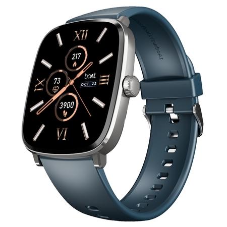 boAt Ultima Regal Smart Watch with 5.10 cm (2.01 inch) AMOLED Display Functional Crown, Watch Face Studio, Emergency SOS, BT Calling, 100+ Sports Modes (Sapphire Blue