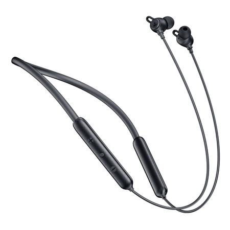 boAt Rockerz Bold Neckband, ENx Technology, 30 Hours Battery, 10 mm Signature Sound Drivers, BEAST 60 ms Low Latency, Bluetooth v5.3, Dual Pairing & IPX5 Resistance, Onyx Black