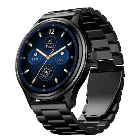 boAt Lunar Discovery Neo Smartwatch (Steel Black)