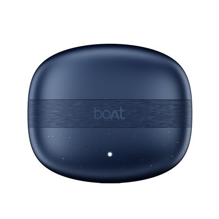 boAt Airdopes Plus Wave Truly Wireless Bluetooth Earbuds with Dual Mic AI-ENx Tech, 75 Hours Playtime, App Support, 13 mm Drivers boAt Signature Sound, BT v6.0, 55ms Low Latency BEAST Mode, IPX4 (Dark Blue)