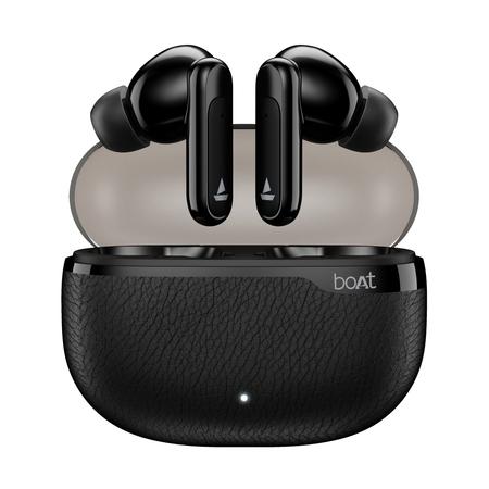 boAt Airdopes Plus Aura TWS Earbuds with Up to 75 Hours Playtime, 13 mm Drivers with boAt Signature Sound, 10 mins ASAP Charge (150 mins Playtime), 55 ms Low Latency, 4 Mics with AI-ENx Technology, Fractal Black boAt Airdopes Plus Aura TWS Earbuds with Up to 75 Hours Playtime, 13 mm Drivers with boAt Signature Sound, 10 mins ASAP Charge (150 mins Playtime), 55 ms Low Latency, 4 Mics with AI-ENx Technology, Fractal Black