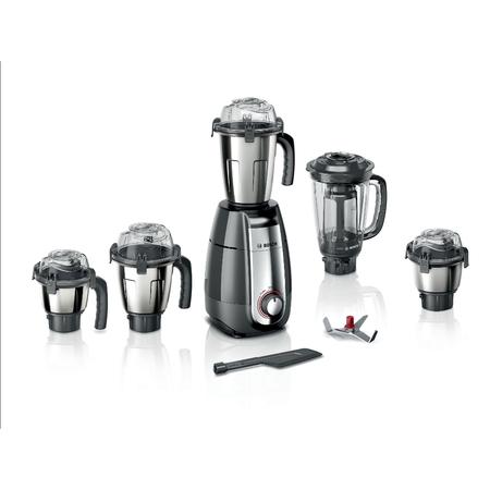 Bosch 4 Jar 1000 W Mixer Grinder, Grey, MGM8842GIN Bosch 4 Jar 1000 W Mixer Grinder, Grey, MGM8842GIN