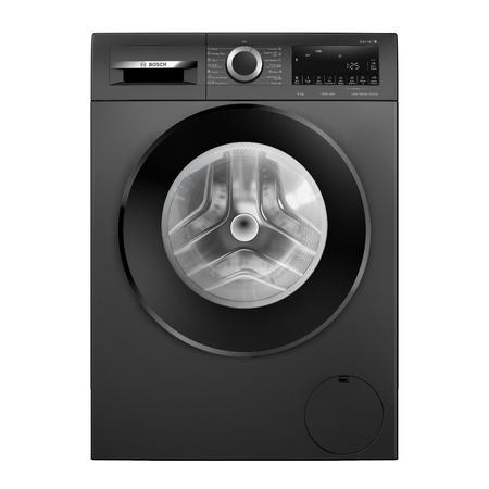 Bosch 9 kg Front Load, 1400 RPM, Eco Silence Drive, Anti Stain, Anti Wrinkle, Speed Perfect, Black Grey (WGA244ZTIN)