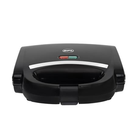 BPL 750W 2-Slice Triangle Sandwich Maker with Non-stick Coating Plate, Cool Touch Handle with Lock, Ready Function LED Indicator, 2 Years Warranty, Black BPL 750W 2-Slice Triangle Sandwich Maker with Non-stick Coating Plate, Cool Touch Handle with Lock, Ready Function LED Indicator, 2 Years Warranty, Black