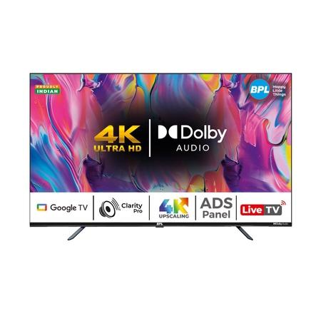 BPL 109 cm (43 inches), 4K Ultra HD SMART GTV with Dolby Audio, Black, 43UG510 BPL 109 cm (43 inches), 4K Ultra HD SMART GTV with Dolby Audio, Black, 43UG510