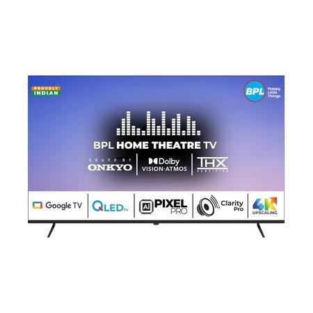 BPL 164 cm (65 inches), QLED 4K Ultra HD HOMETHEATRE GTV with Sound by Onkyo, Dolby Vision/Atmos, Black, 65QG530 BPL 164 cm (65 inches), QLED 4K Ultra HD HOMETHEATRE GTV with Sound by Onkyo, Dolby Vision/Atmos, Black, 65QG530