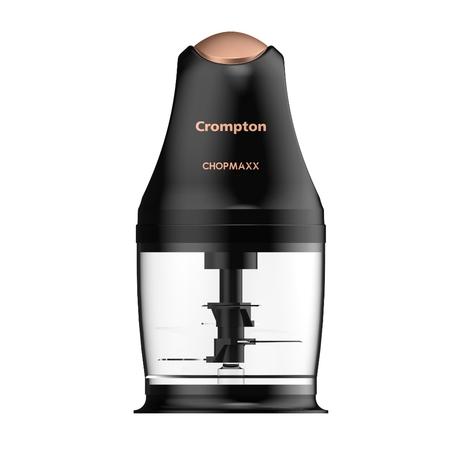 Crompton Greaves Chopmaxx Electric Chopper, Black and Golden