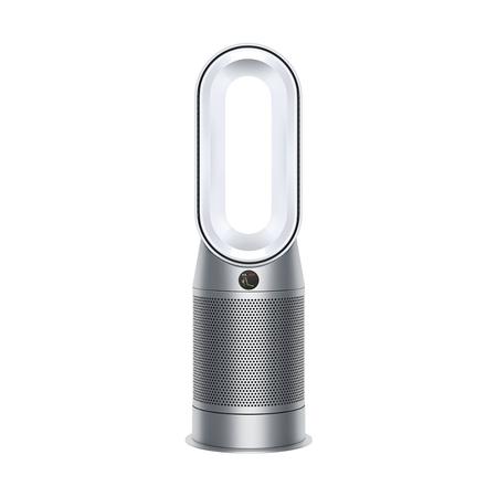Dyson Hot and Cool Air Purifier with HEPA Technology and Activated Carbon Filter, White & Silver
