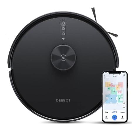 Ecovacs Y1 Pro Robotic Vacuum Cleaner, Black Ecovacs Y1 Pro Robotic Vacuum Cleaner, Black