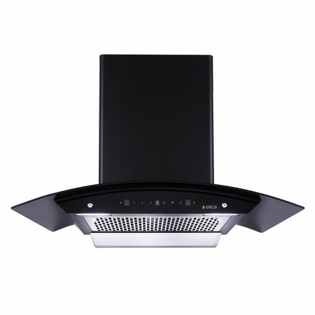 Elica WDFL 906 Nero Kitchen Hood, Black