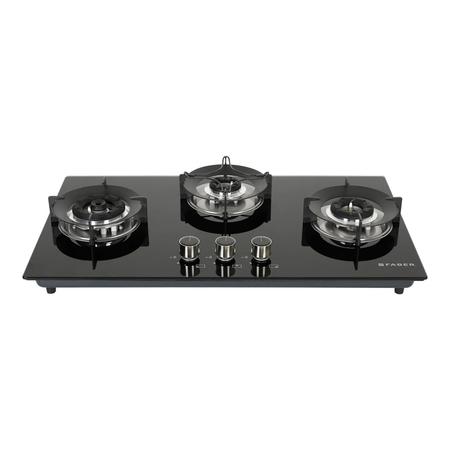 Faber Superia HT763 Auto Ignition 3 Brass Burners Cooktop