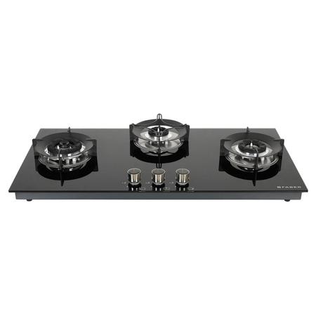 Faber Superia HT903 Auto Ignition 3 Brass Burners Cooktop