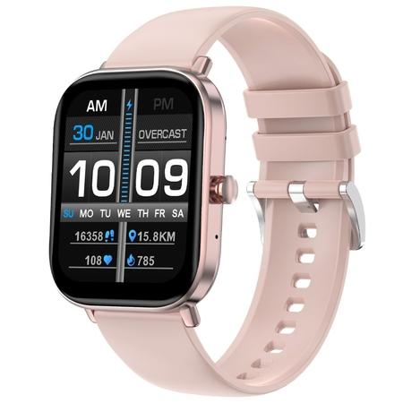 Fire-Boltt Ninja Pro Max Ultra Smartwatch , 5.10 cm (2.01 inch) HD Display, Bluetooth Calling , Upto 8 Days Battery, 123 Sports Modes, Built-in Speaker & Mic, IP68 Water Resistant, AI Voice Assistant (Pink Gold)