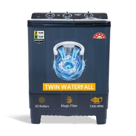 Foxsky 7.5 kg Semi-Automatic Top Load Washing Machine with 3D Scrub Technology, Aqua Wash, Grey (AW7500SATL) Foxsky 7.5 kg Semi-Automatic Top Load Washing Machine with 3D Scrub Technology, Aqua Wash, Grey (AW7500SATL)