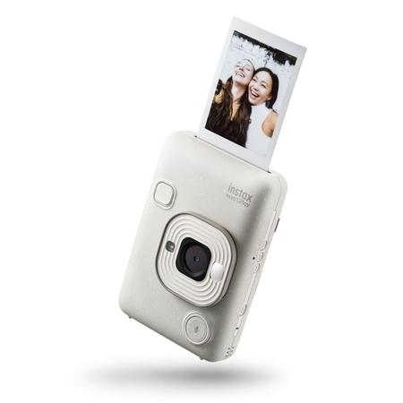 Fujifilm Instax Mini LiPlay Plus Instant Camera, White Fujifilm Instax Mini LiPlay Plus Instant Camera, White