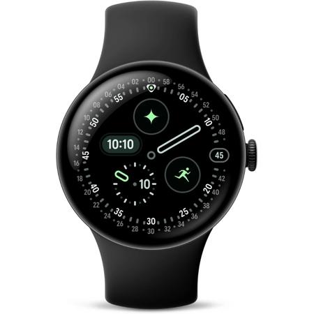 Google Pixel Watch 4 41 mm Smart Watch with Matte Black Active Band