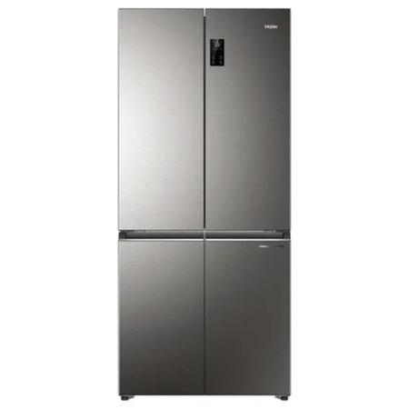Haier 520 L, 4 Door Side by Side Refrigerator with 85% Convertible Fridge Space & Expert Inverter Technology (HRB-600IS, Inox Steel)