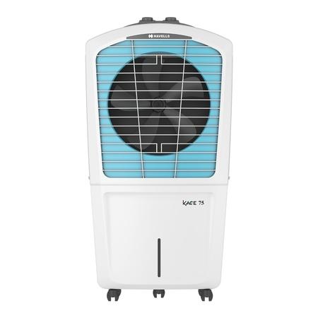 Havells Kace 75 GHRACAMF220 Desert Air Cooler with 75 Litres Capacity, White and Blue
