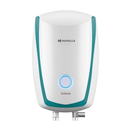 Havells Instanio Prime 3 Litres Instant Water Heater (Geyser), 3000 W Power, Heavy Duty Heating Element, High Working Pressure 0.8 MPa, Fire Retardant Power Cord (White Blue) Havells Instanio Prime 3 Litres Instant Water Heater (Geyser), 3000 W Power, Heavy Duty Heating Element, High Working Pressure 0.8 MPa, Fire Retardant Power Cord (White Blue)