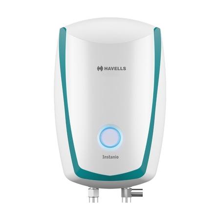 Havells Instanio Prime 3 Litres Instant Water Heater (Geyser), 3000 W Power, Heavy Duty Heating Element, High Working Pressure 0.8 MPa, Fire Retardant Power Cord (White Blue) Havells Instanio Prime 3 Litres Instant Water Heater (Geyser), 3000 W Power, Heavy Duty Heating Element, High Working Pressure 0.8 MPa, Fire Retardant Power Cord (White Blue)