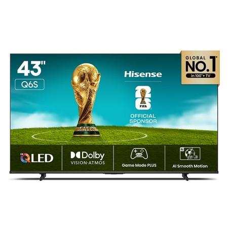 Hisense 108 cm (43 inch) 4K QLED TV (43Q6S) Hisense 108 cm (43 inch) 4K QLED TV (43Q6S)