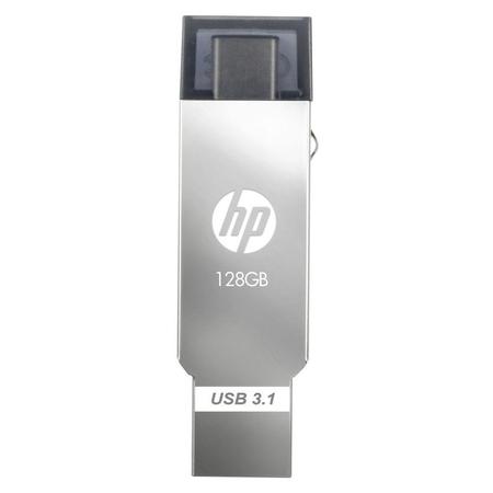 HP 128 GB x304m Dual Drive 3.1 Type-C OTG Flash Drive, MM-OTG128GB-03P HP 128 GB x304m Dual Drive 3.1 Type-C OTG Flash Drive, MM-OTG128GB-03P