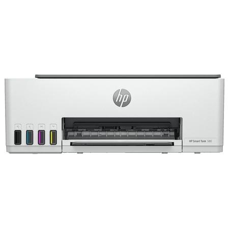 HP Smart Tank 580 AIO Wi-Fi Colour Wireless Solid Ink Printers with 1 Extra Black Ink Bottle (Upto 8000 Black & 6000 Colour Prints) + 1 Year Extended Warranty with PHA Coverage, Print, Scan & Copy HP Smart Tank 580 AIO Wi-Fi Colour Wireless Solid Ink Printers with 1 Extra Black Ink Bottle (Upto 8000 Black & 6000 Colour Prints) + 1 Year Extended Warranty with PHA Coverage, Print, Scan & Copy