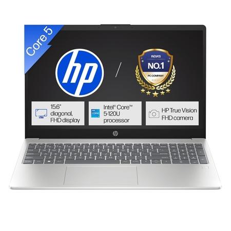 HP 15s 15-FD0651TU Standard Laptop (Intel Core 5 - 120U/8 GB/512 GB SSD/Intel Iris Xe Graphics/Windows 11 Home/MS Office Home 2024 + 1 year M365 Basic/Full HD), 39.62 cm (15.6 inch), Natural Silver HP 15s 15-FD0651TU Standard Laptop (Intel Core 5 - 120U/8 GB/512 GB SSD/Intel Iris Xe Graphics/Windows 11 Home/MS Office Home 2024 + 1 year M365 Basic/Full HD), 39.62 cm (15.6 inch), Natural Silver
