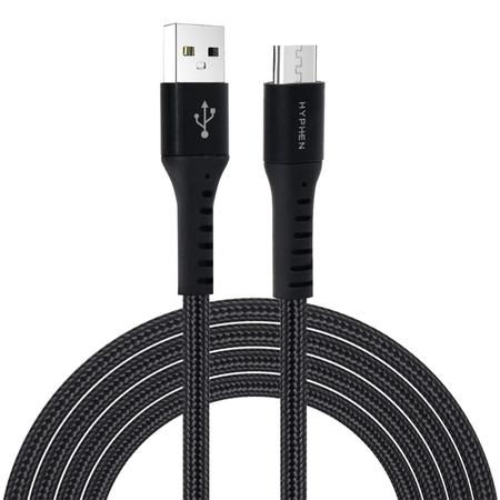 Hyphen 120 cm (1.2 m) USB to Micro USB Cable, Black