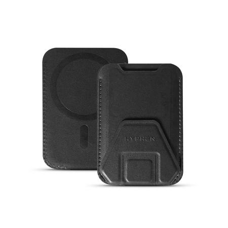 Hyphen MagSafe Wallet Card Holder with Stand, Black Hyphen MagSafe Wallet Card Holder with Stand, Black