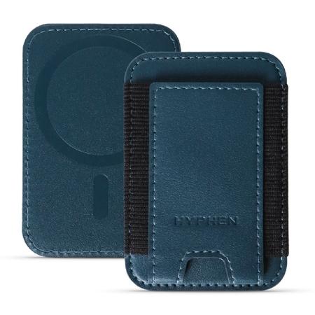 Hyphen MagSafe Wallet Single Pocket Holder, Blue Hyphen MagSafe Wallet Single Pocket Holder, Blue