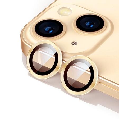 Hyphen Camera Lens Protector for iPhone 14/Plus, Gold Hyphen Camera Lens Protector for iPhone 14/Plus, Gold