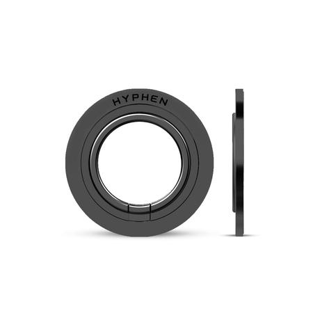 Hyphen Magnetic Phone Ring Holder Stand, Black
