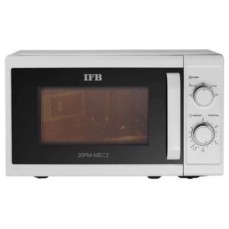 IFB 20 L Mechanical Knob Control, 5 Power Levels, Weight Defrost, Overheating Protection, Child Safety Lock Solo Microwave Oven (20PM-MEC2, White)