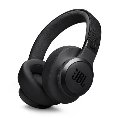 JBL Live 770NC True Adaptive Noise Cancellation Headphones Wireless Over Ear, Spatial Sound, 65 Hrs Playtime, Speed Charge, Multipoint Connect and Personi-Fi 2.0, BT v5.3, Google Fast Pair, Alexa, Black