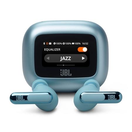 JBL New Launch Live Beam 3, Hi-Res Audio True ANC TWS, Smart Case with Touch Display, 48 H Playtime, Wireless Charging, 6 Mic, Multipoint connection, IP55 proof, Headphones App, Personi-Fi 3.0, Blue JBL New Launch Live Beam 3, Hi-Res Audio True ANC TWS, Smart Case with Touch Display, 48 H Playtime, Wireless Charging, 6 Mic, Multipoint connection, IP55 proof, Headphones App, Personi-Fi 3.0, Blue