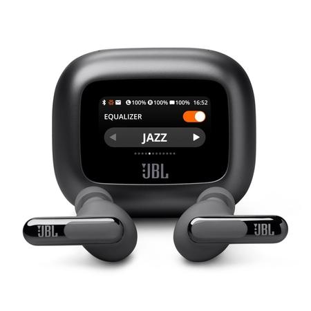 JBL New Launch Live Beam 3, Hi-Res Audio True ANC TWS, Smart Case with Touch Display, 48 H Playtime, Wireless Charging, 6 Mic, Multipoint connection, IP55 proof, Headphones App, Personi-Fi 3.0, Black JBL New Launch Live Beam 3, Hi-Res Audio True ANC TWS, Smart Case with Touch Display, 48 H Playtime, Wireless Charging, 6 Mic, Multipoint connection, IP55 proof, Headphones App, Personi-Fi 3.0, Black
